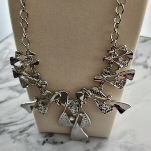 Unique Contemporary Statement Necklace Rhinestones